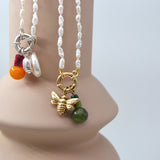 Pearly Charm Necklace