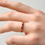 Marquise Garnet Ring