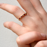 Marquise Garnet Ring