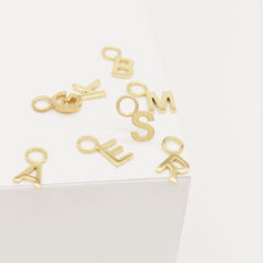 Alphabet Hoop Charm