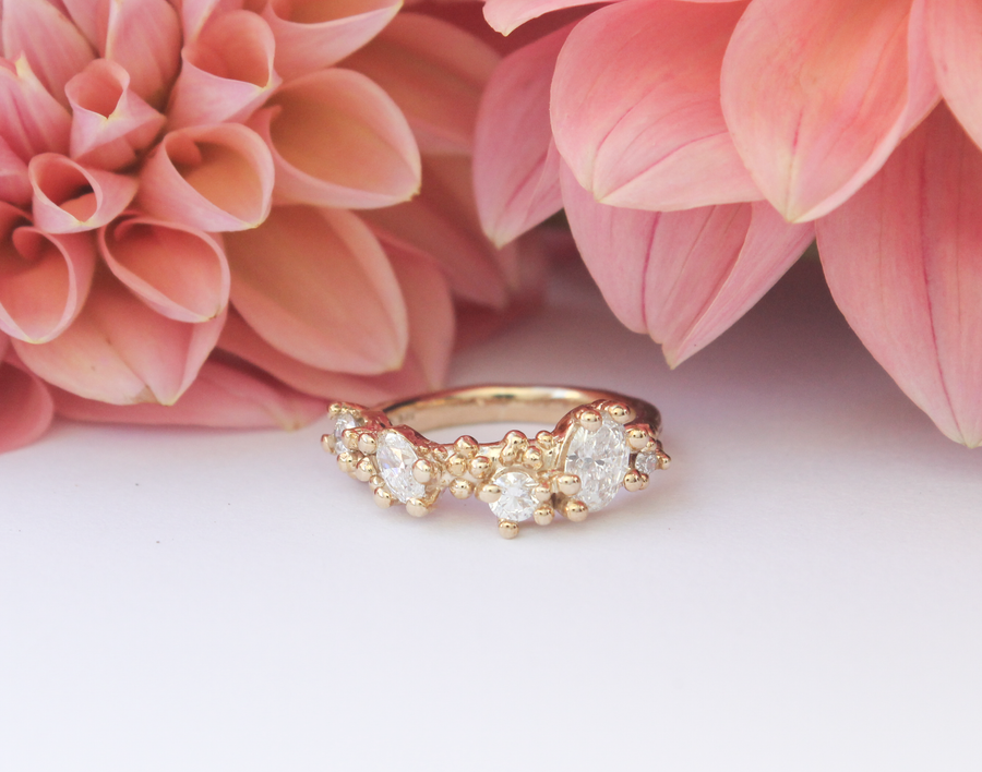 Untamed Diamond Wedding Ring