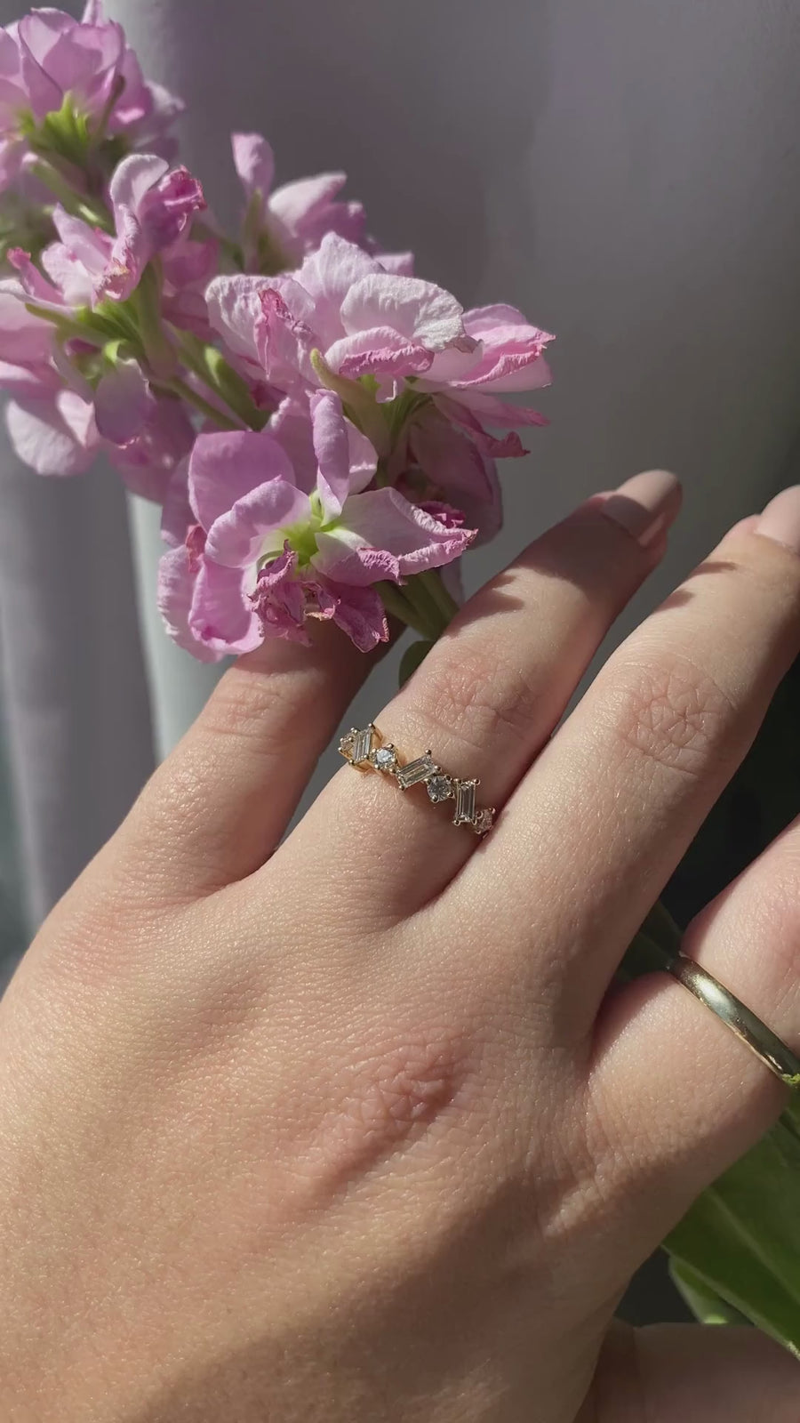 Sweet Thorn Diamond Wedding Ring