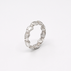 Tiny Beetle Eternity Ring