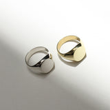 Mens Oval Signet Ring