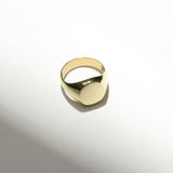 Mens Oval Signet Ring