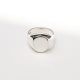 Mens Oval Signet Ring