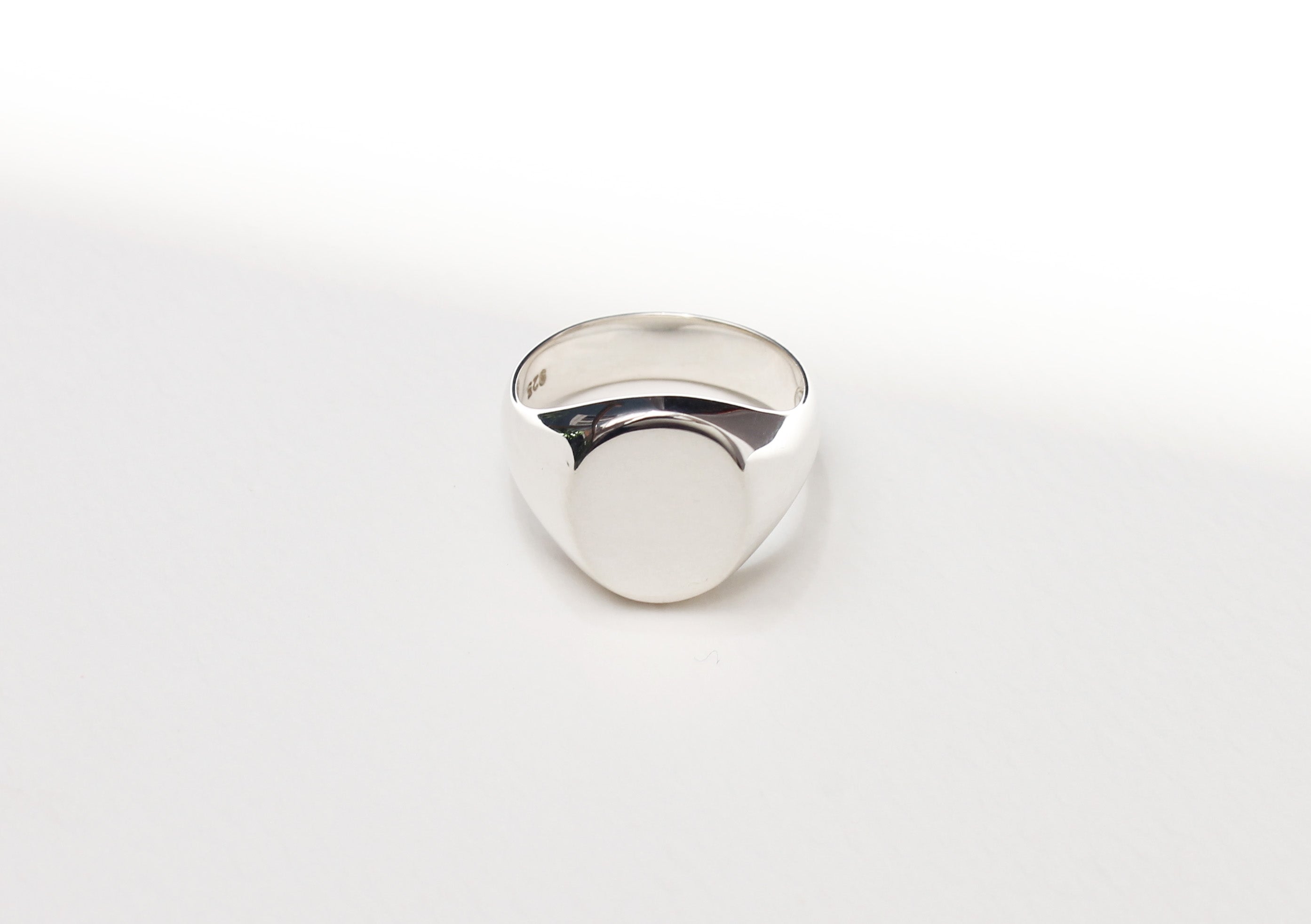 Mens Oval Signet Ring