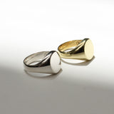 Mens Oval Signet Ring