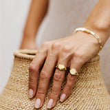 Ladies Heart Signet Ring