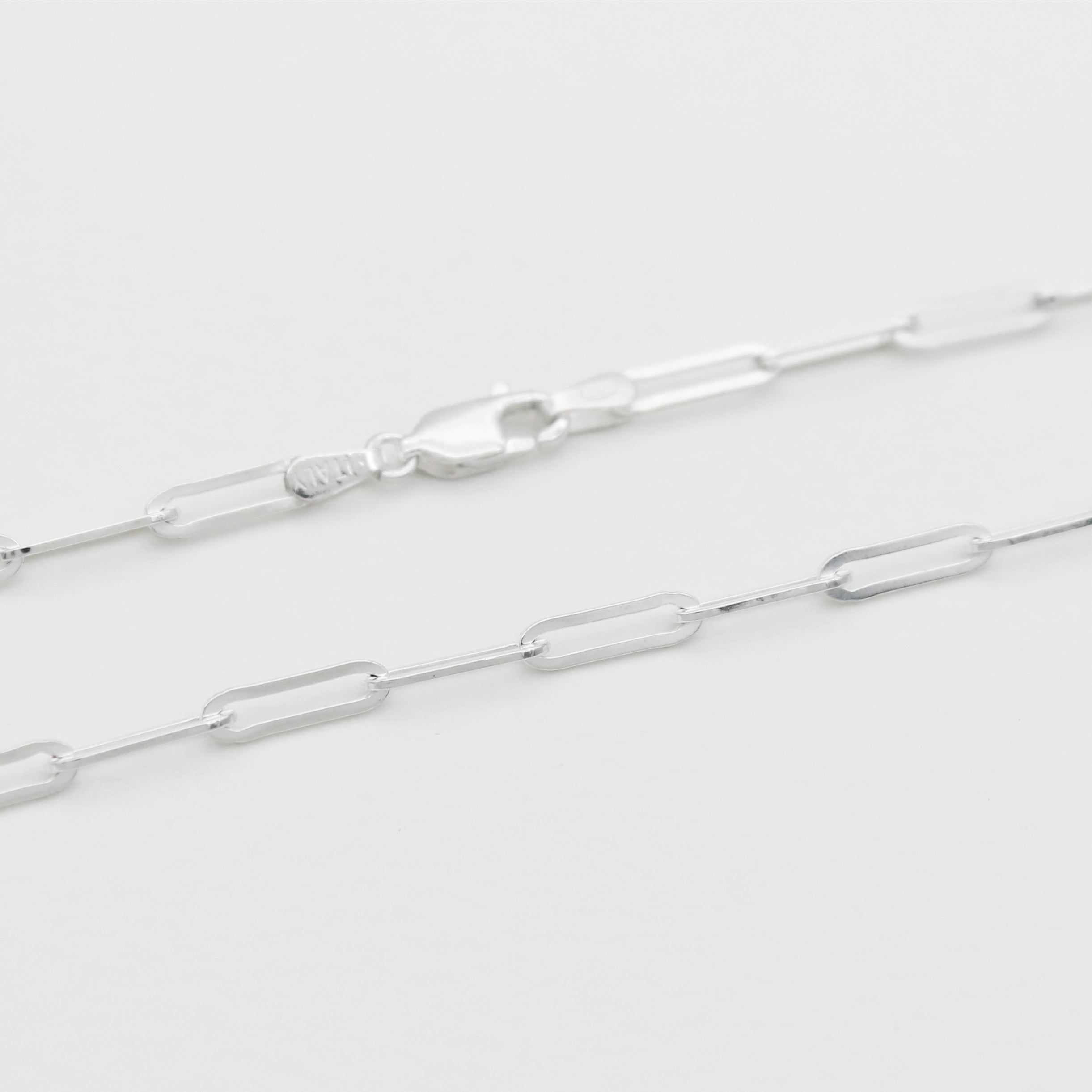 Silver Paperclip Chain