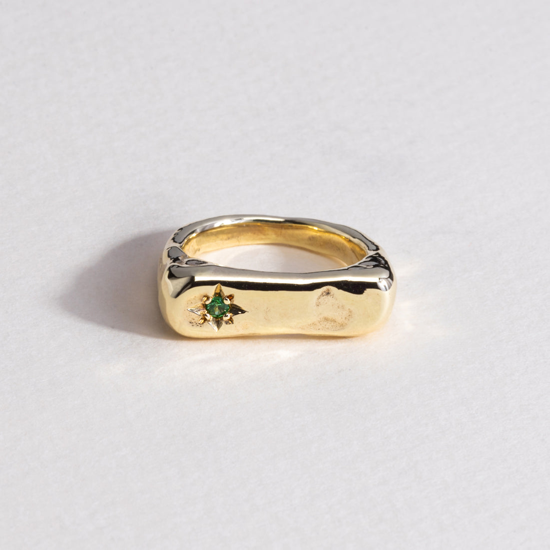 Ride-or-Die Signet Ring - 9ct Yellow Gold
