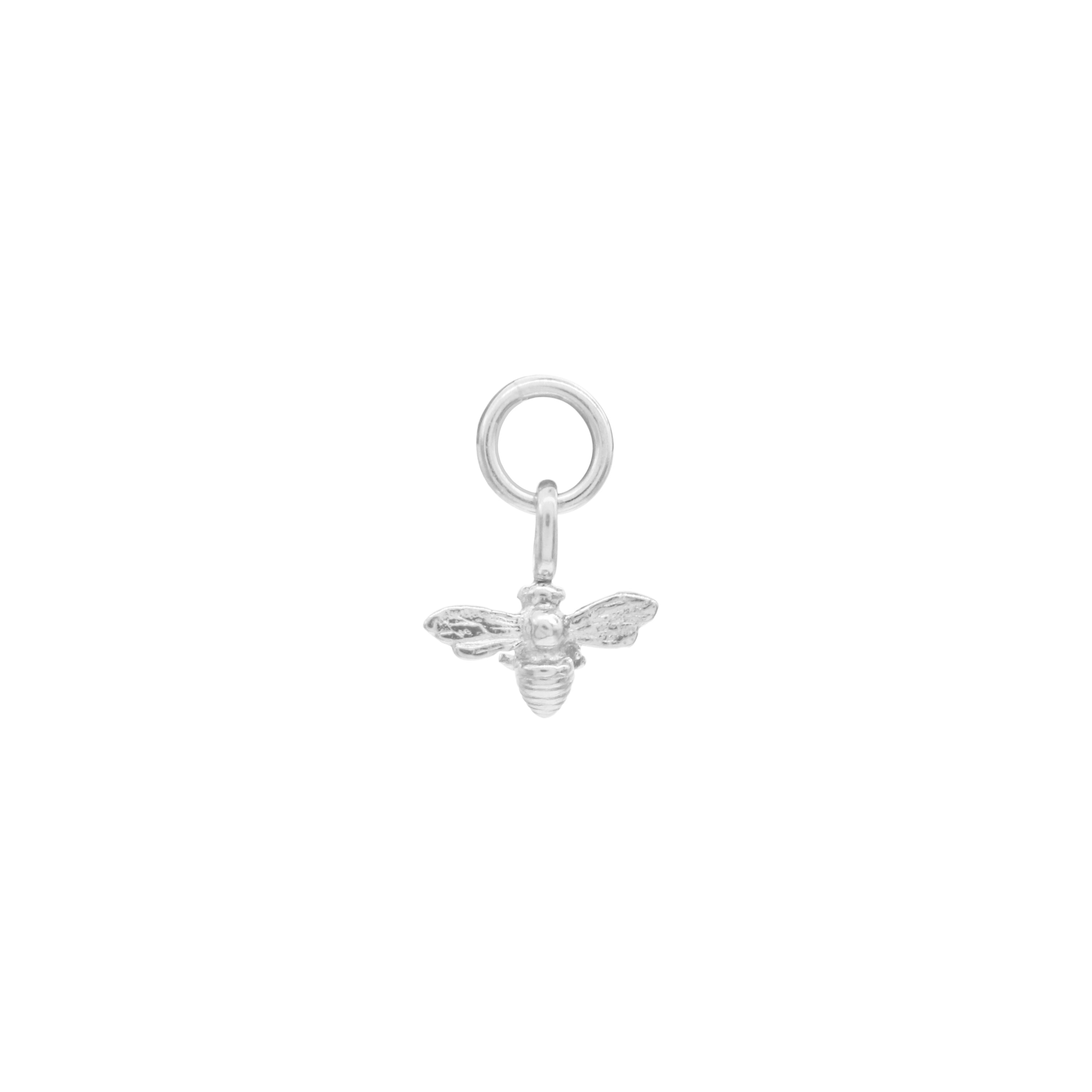 Tiny Bee Hoop Charm