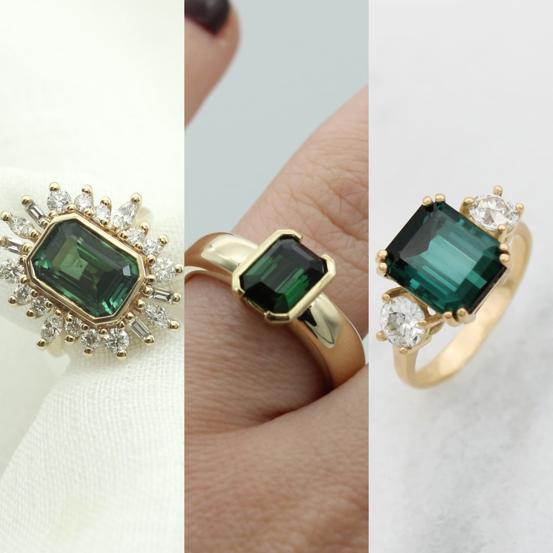 8 Rings that Prove Tourmaline Engagement Rings Are Everything