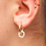 Baby Pearly Loop Hoop Charm