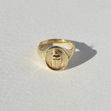 Beetle Safari Signet Ring