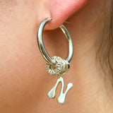 Boogie Alphabet Hoop Charm