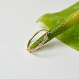 9ct Gold Honey Honey Diamond Wedding Ring