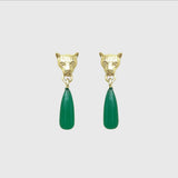 Ingwe Green Onyx Drop