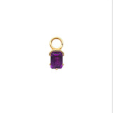 Amethyst Juicy Gem Hoop Charm