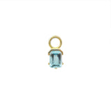 Sky Blue Topaz Juicy Gem Hoop Charm