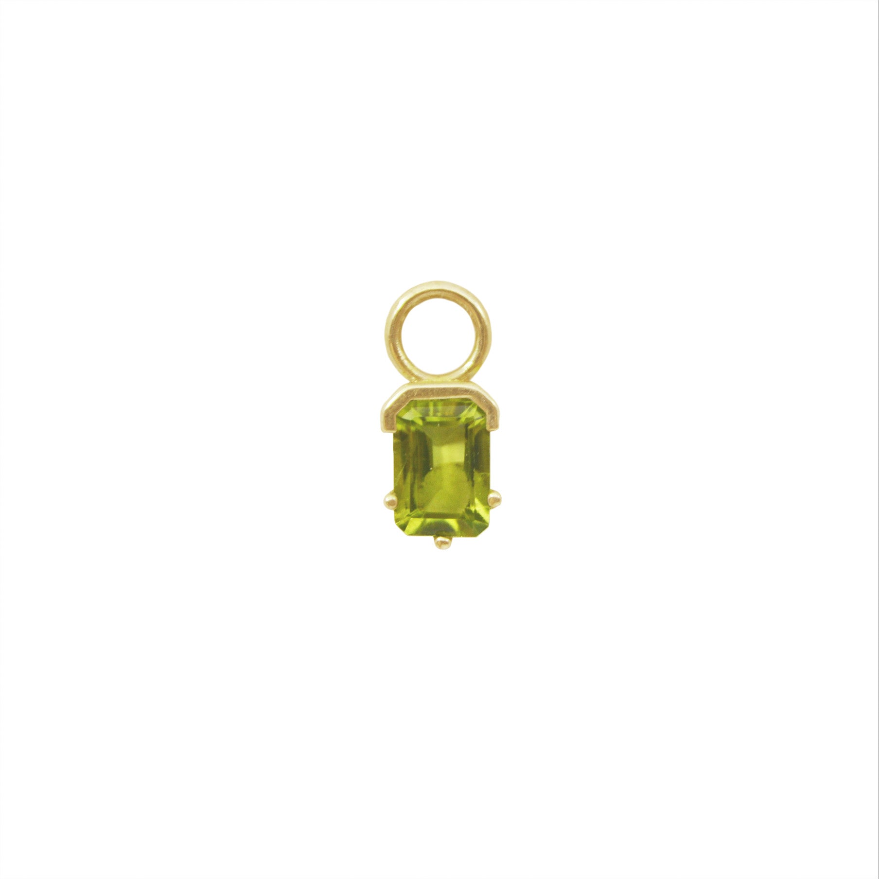 Peridot Juicy Gem Hoop Charm