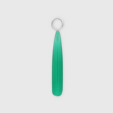 Green Onyx Drop Hoop Charm