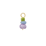 Veld Blom Hoop Charm