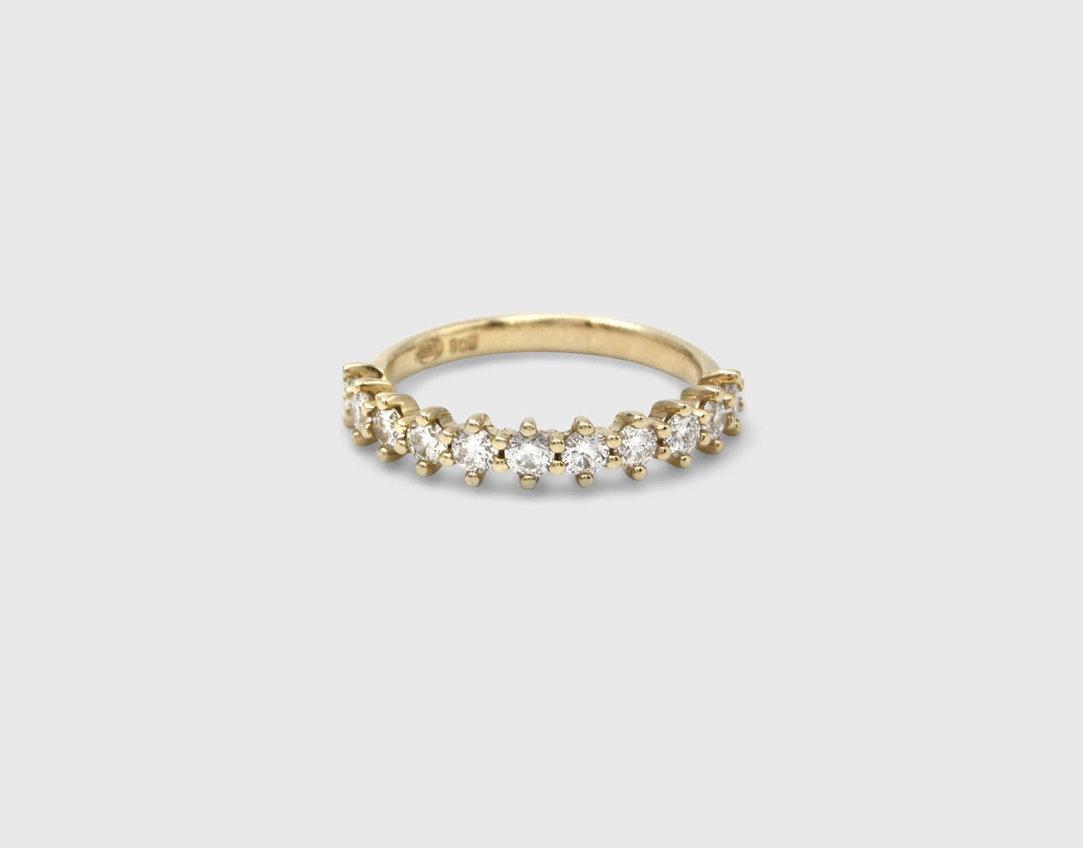 Cora Half Eternity Wedding Band