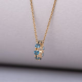 Blue Topaz Moments Charm