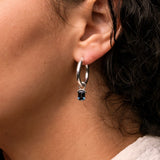London Blue Topaz Juicy Gem Hoop Charm