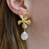 Petal & Pearl Earrings