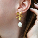 Petal & Pearl Earrings