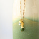 Savannah Jade Hoop Charm