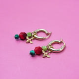 Queen Protea Hoop Charm