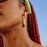 Savannah Jade Hoop Charm