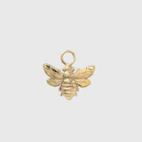 Queen Bee Hoop Charm