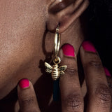 Queen Bee Hoop Charm