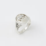 Silver Ellie Safari Signet Ring