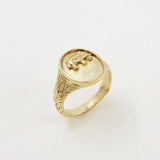 Gold Ellie Safari Signet Ring