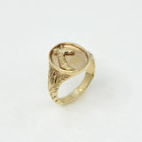 Gold Giraffe Safari Signet Ring