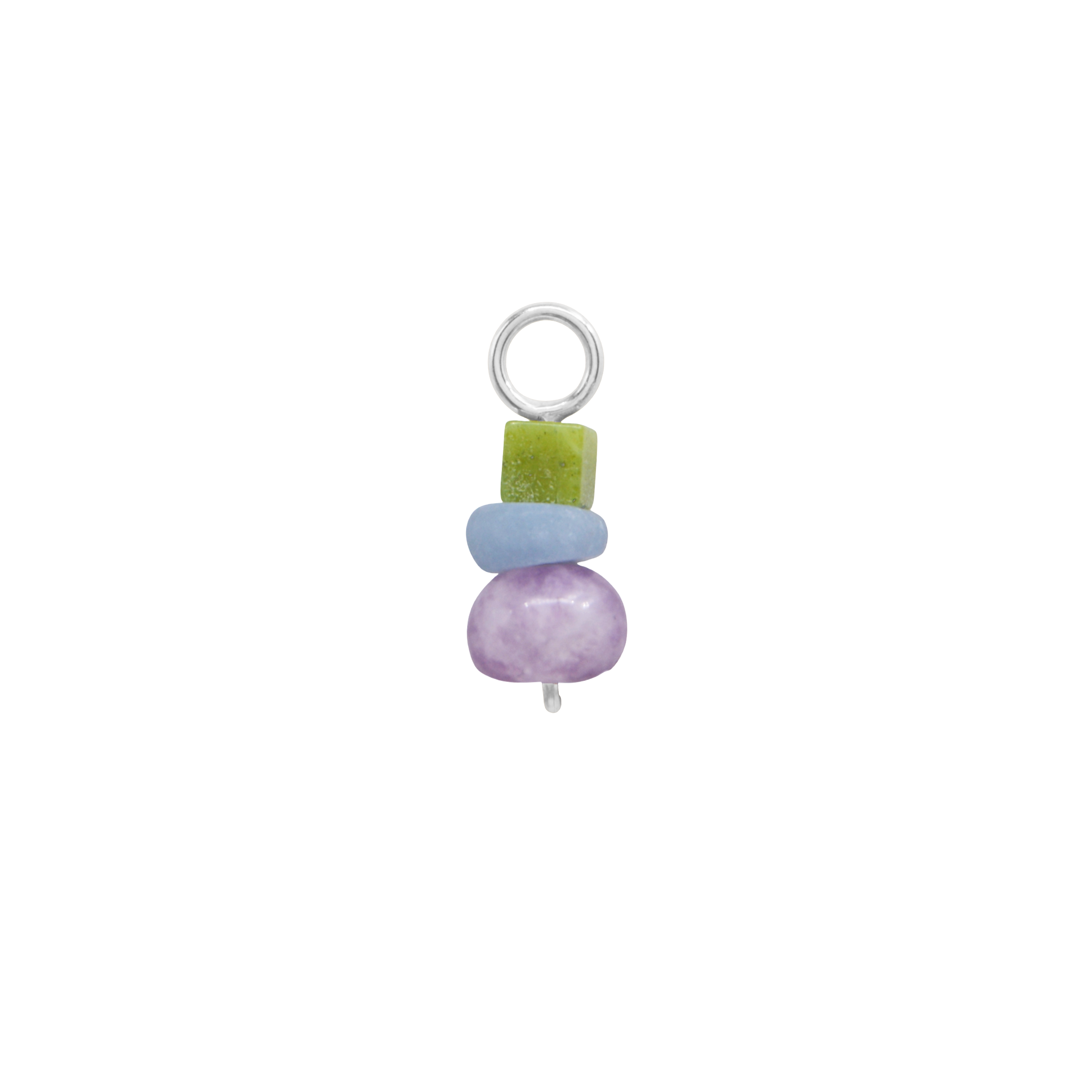 Veld Blom Hoop Charm