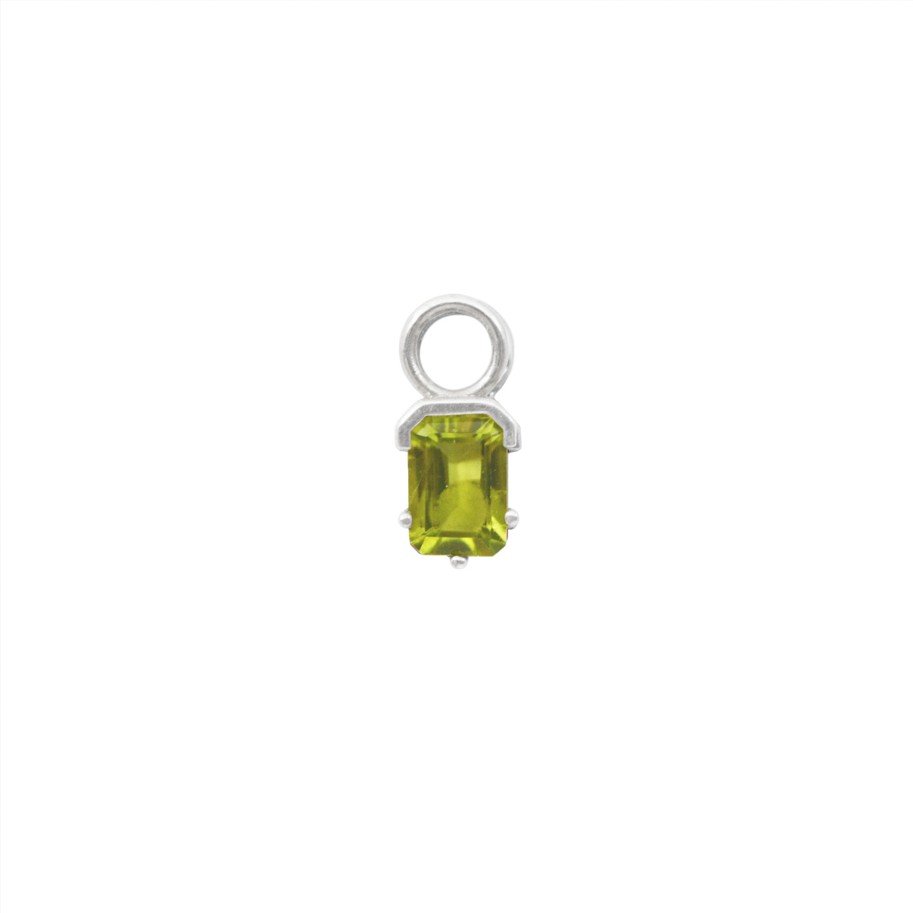 Peridot Juicy Gem Hoop Charm