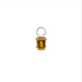 Citrine Juicy Gem Hoop Charm