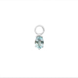 Sky Blue Topaz Juicy Gem Hoop Charm