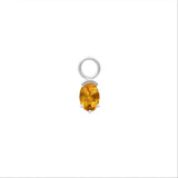 Citrine Juicy Gem Hoop Charm