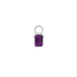 Amethyst Juicy Gem Hoop Charm