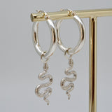 Serpent Hoop Charm