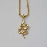 Gold Boa Necklace