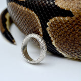 Silver Snakeskin Ring