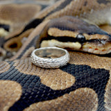 Silver Snakeskin Ring